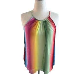 INC | Multi colored sleeveless blouse | size M | like new